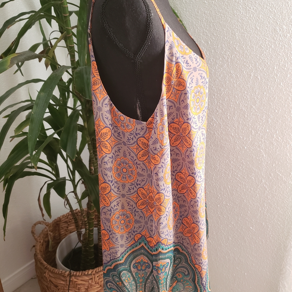 Bohemian Floral Print Top - Picture 3 of 7